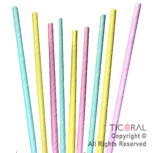 SORBETE POLIPAPEL COLOR PASTEL SURTIDOS 10 PAQ x 25 UNIDADES